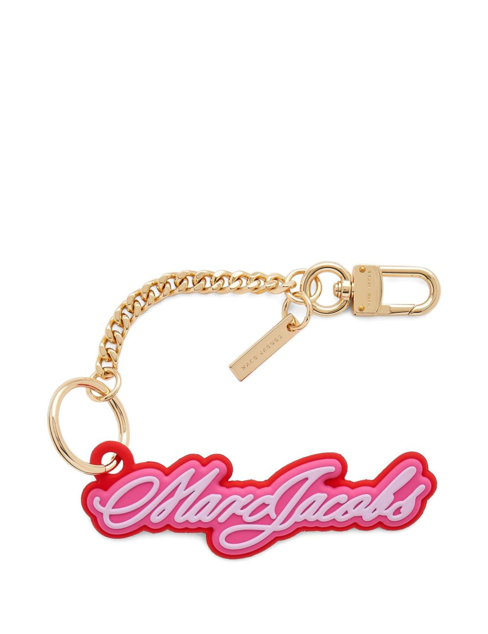 Ciondolo per borsa The Cursive Logo in rosa Marc jacobs - donna 