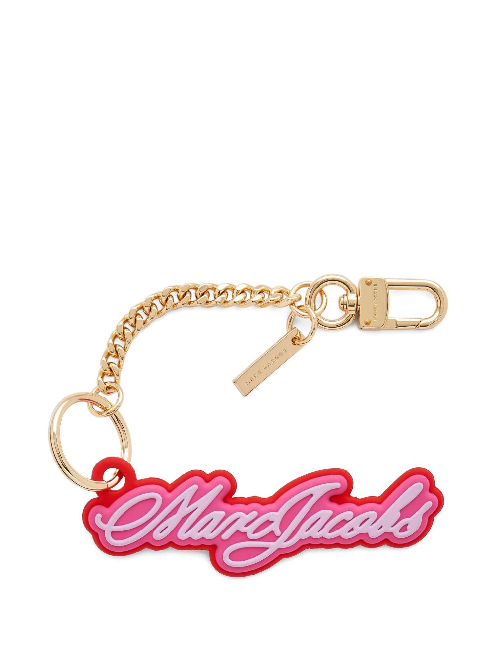 Ciondolo per borsa The Cursive Logo in rosa Marc jacobs - donna 