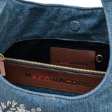 Borsa a spalla the sack grande in denim blu Marc Jacobs - donna 