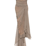 Abito da sera con spacco heidi in grigio Maria lucia hohan - donna 
