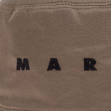 Cappello bucket con ricamo in marrone Marni - donna 