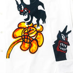 Camicia in popeline stampata wolfs & tulip in bianco Marni - uomo 