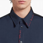 Camicia con cuciture a constrasto in blu Marni - uomo 