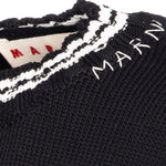 Maglione con effetto consumato in nero Marni - donna 