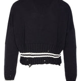 Maglione con effetto consumato in nero Marni - donna 