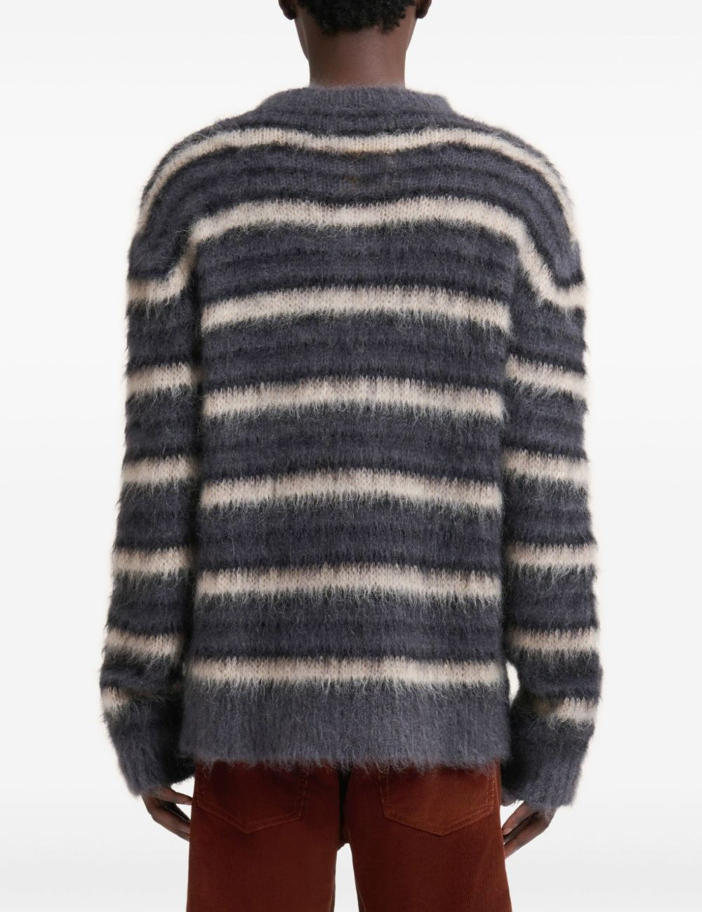 Maglione a righe in blu Marni - uomo 