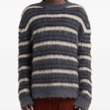 Maglione a righe in blu Marni - uomo 