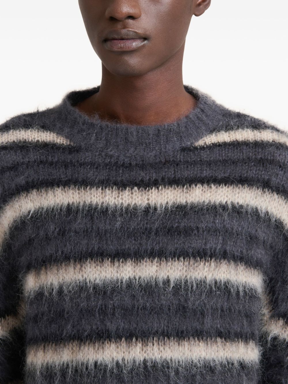 Maglione a righe in blu Marni - uomo 
