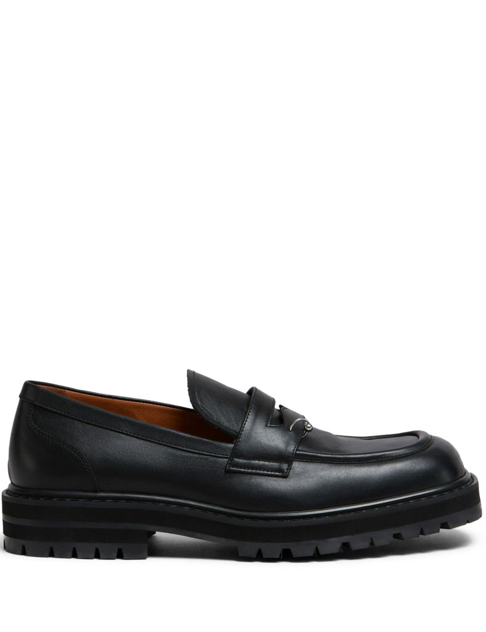 Mocassini con decorazione in nero Marni - uomo 