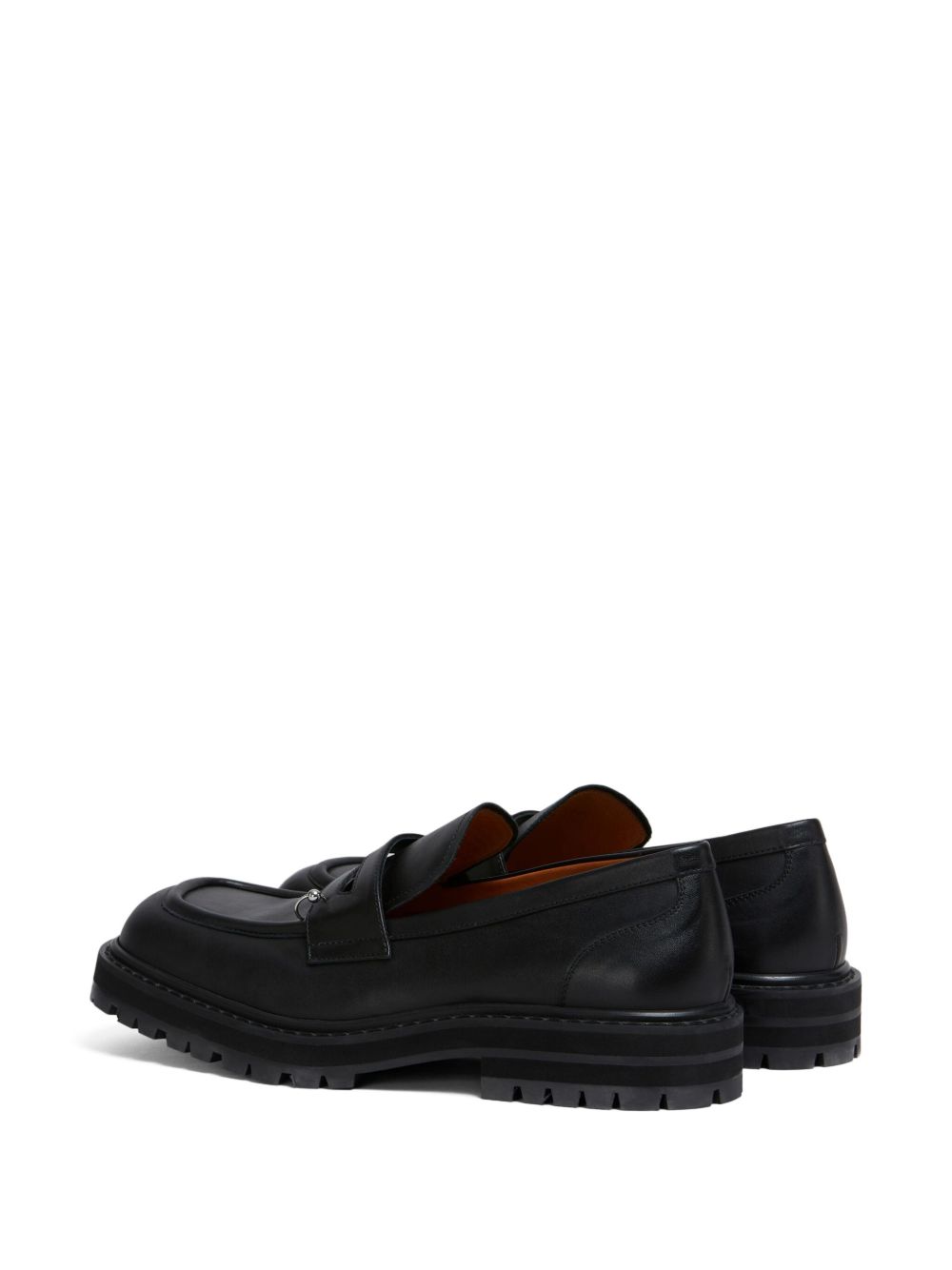 Mocassini con decorazione in nero Marni - uomo 