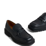 Mocassini con decorazione in nero Marni - uomo 