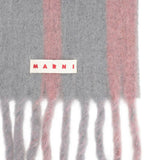 Sciarpa a righe con frange Marni - unisex 