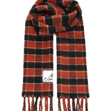 Sciarpa a quadri con in rosso e nero frange Marni - Unisex 