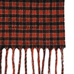 Sciarpa a quadri con in rosso e nero frange Marni - Unisex 