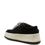 Derby con suola chunky parapana in nero Marsell - uomo 