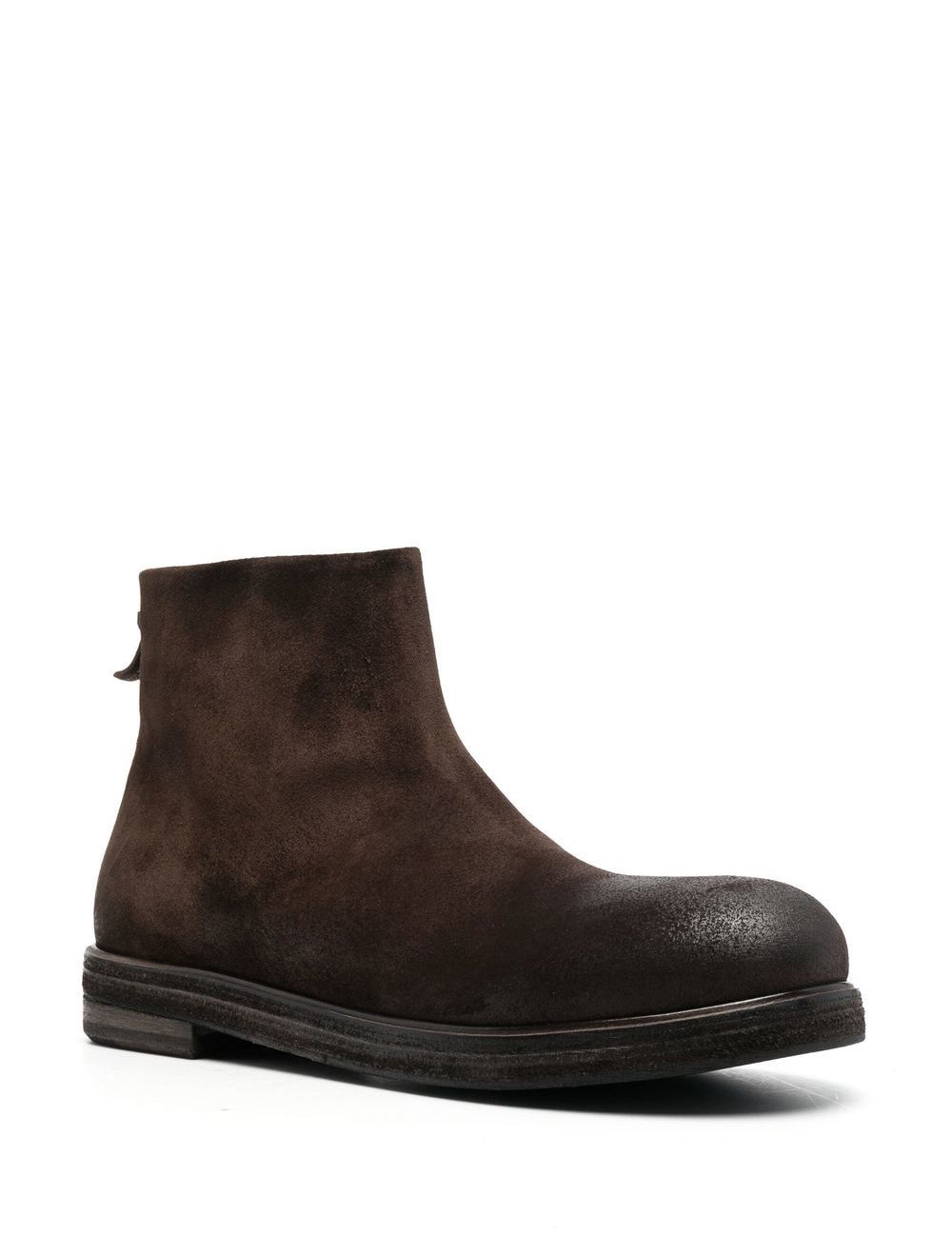 Stivaletti con effetto vissuto in marrone Marsell - uomo 