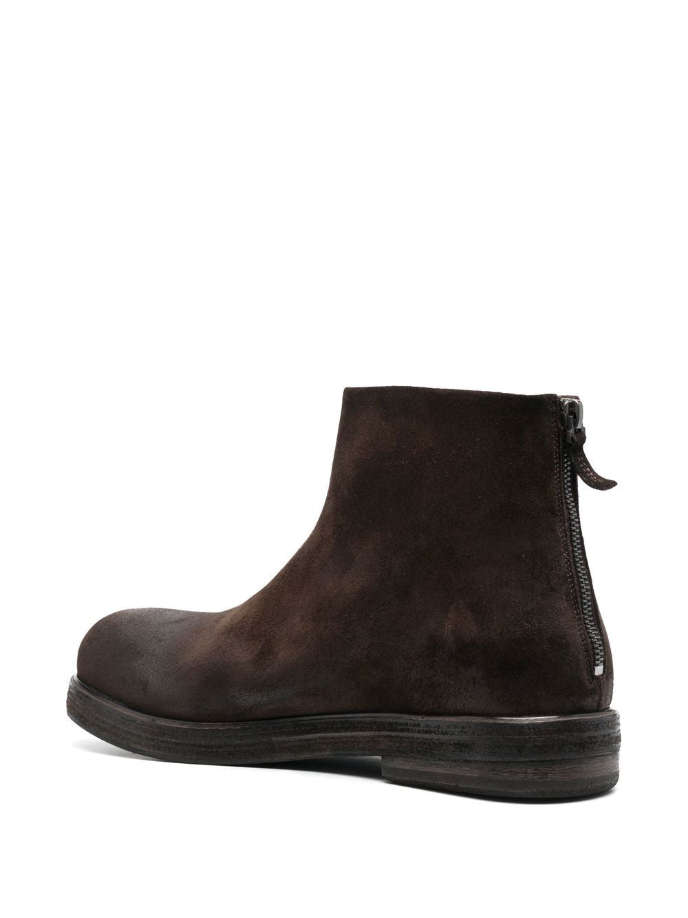 Stivaletti con effetto vissuto in marrone Marsell - uomo 