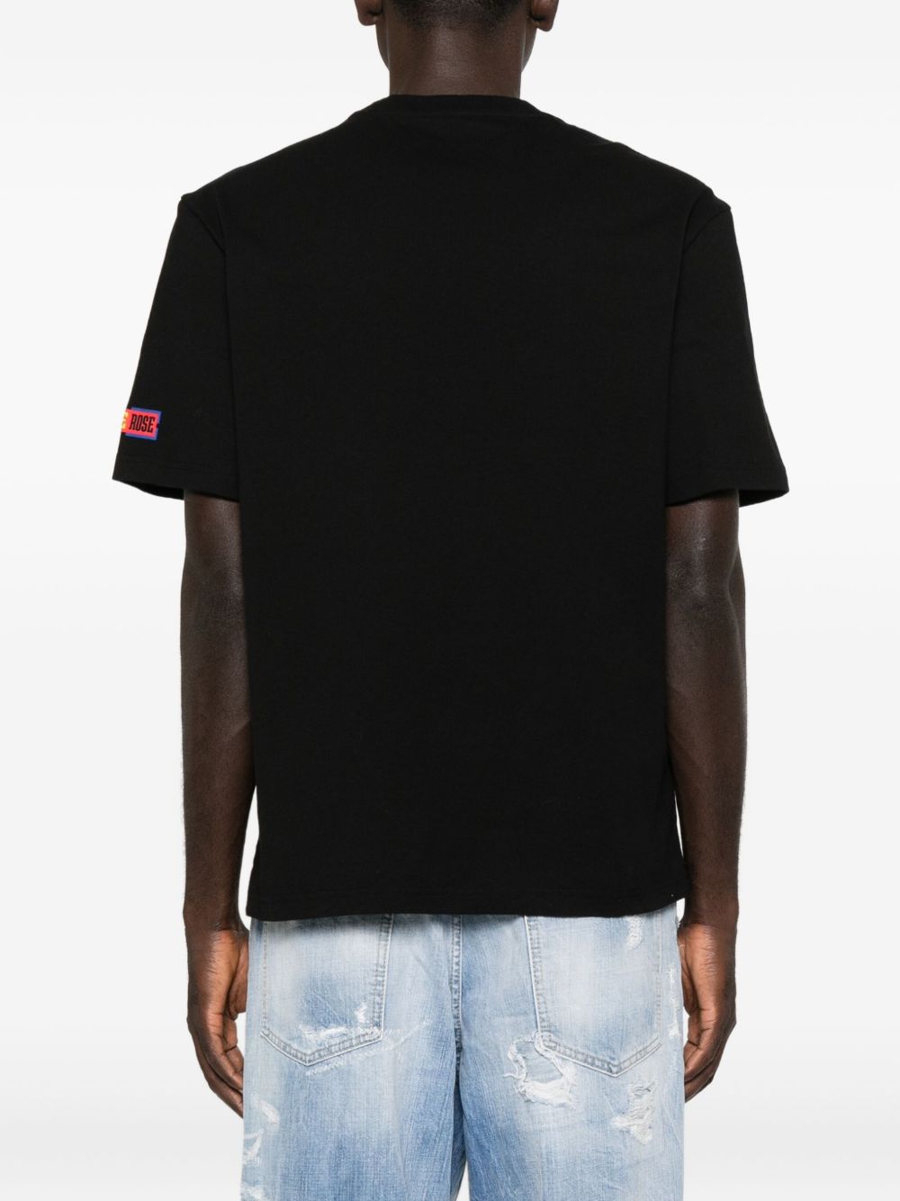 T-shirt con stampa grafica in nero Martine rose - uomo 