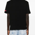 T-shirt con stampa grafica in nero Martine rose - uomo 
