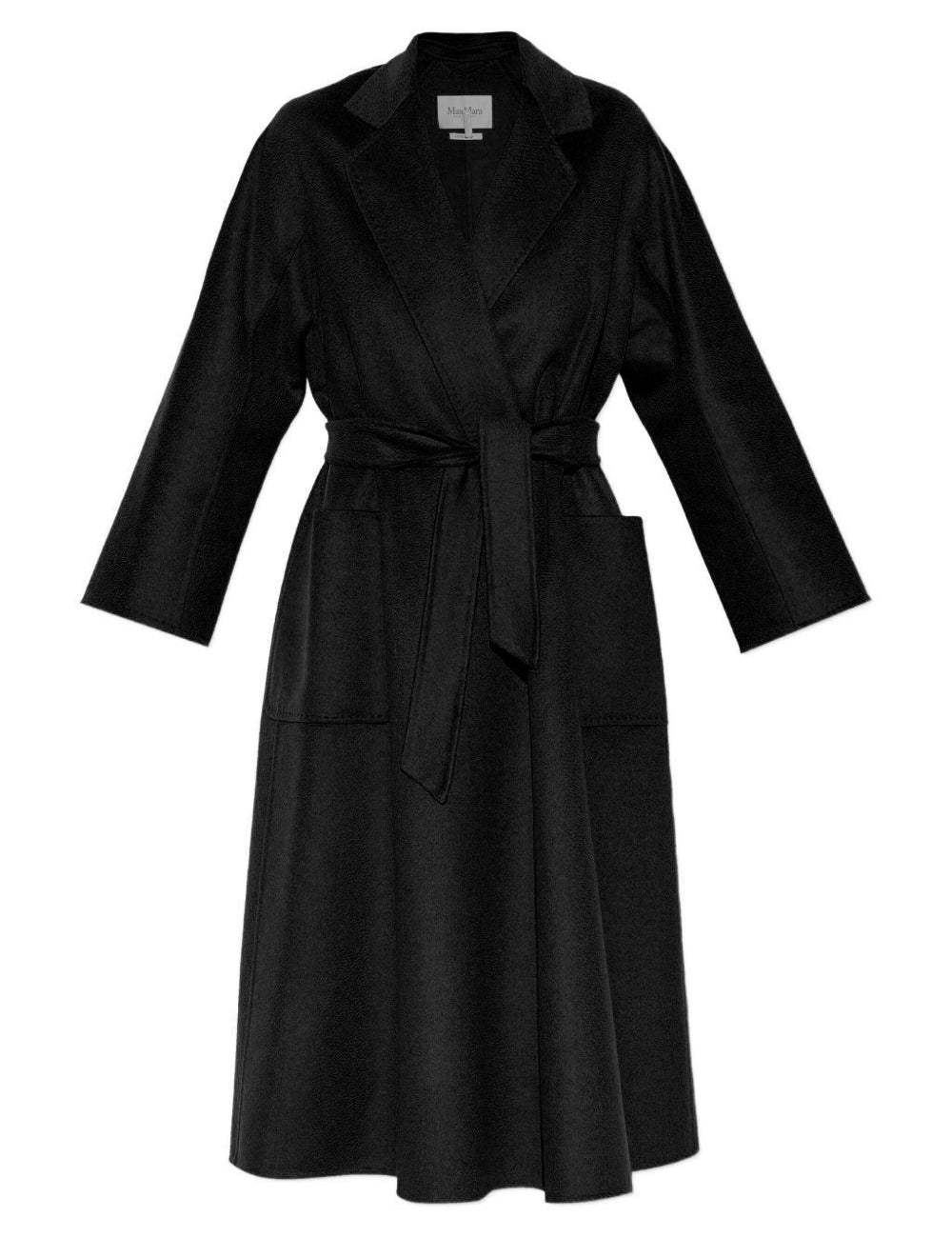 Cappotto con cintura Ludmilla in nero Maxmara - donna 