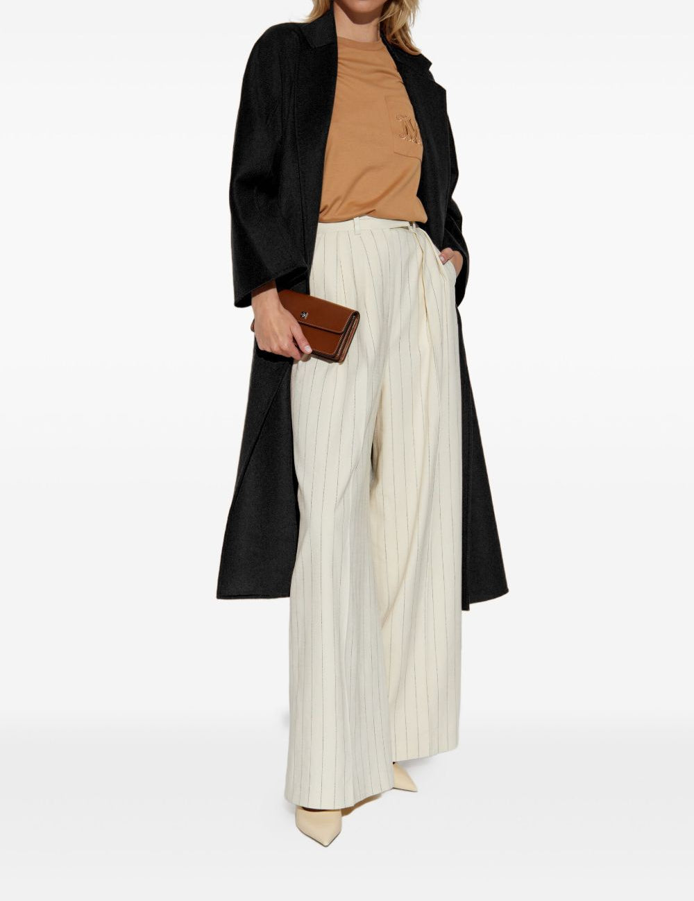 Cappotto con cintura Ludmilla in nero Maxmara - donna 