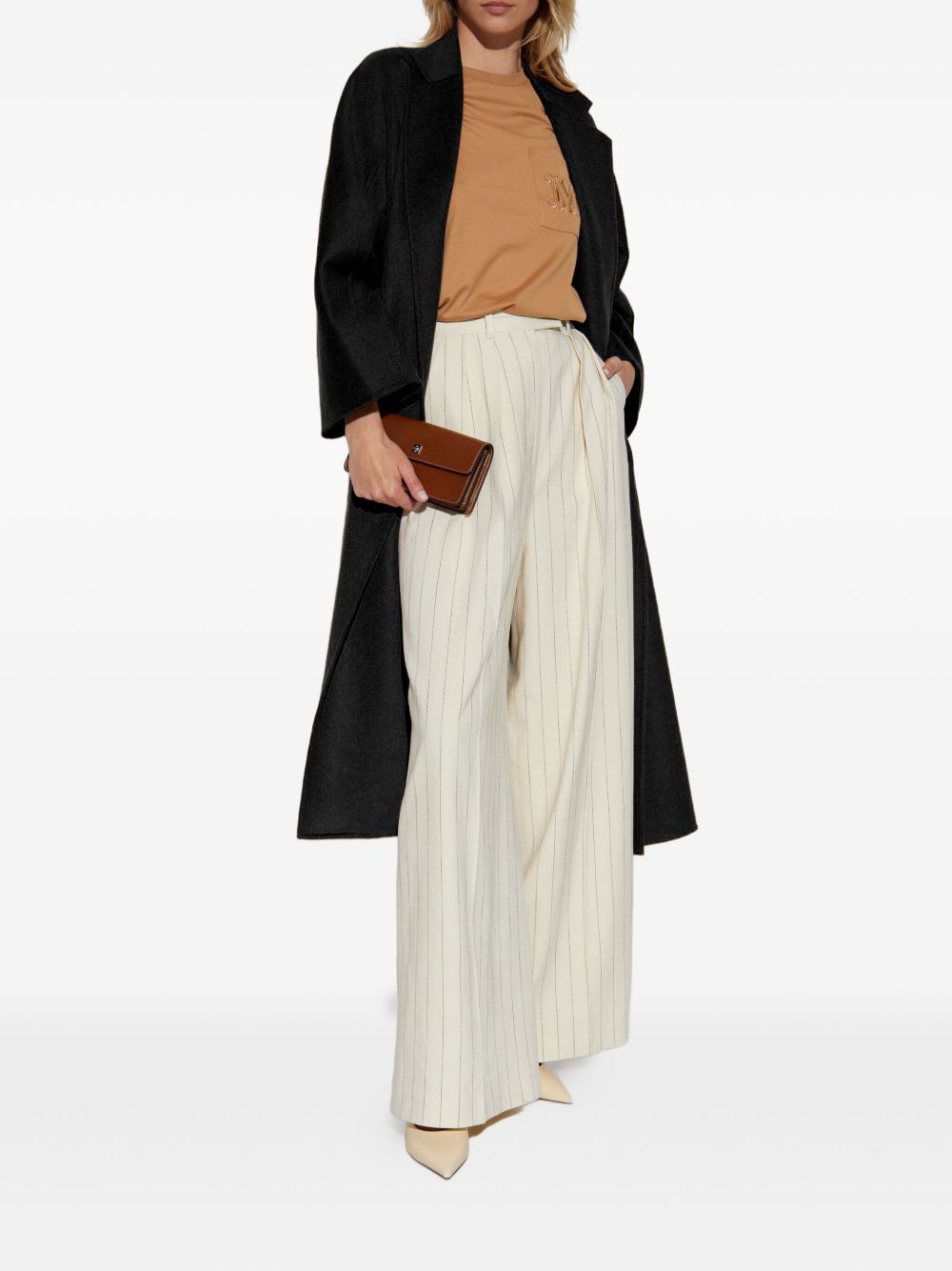 Cappotto con cintura Ludmilla in nero Maxmara - donna 