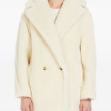 Cappotto corto Teddy Bear olga in bianco Maxmara - donna 