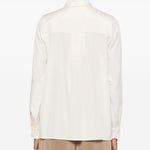 Camicia in cady di seta avion in avorio Maxmara - donna 