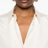 Camicia in cady di seta avion in avorio Maxmara - donna 