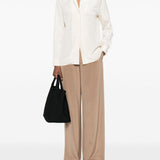 Camicia in cady di seta avion in avorio Maxmara - donna 