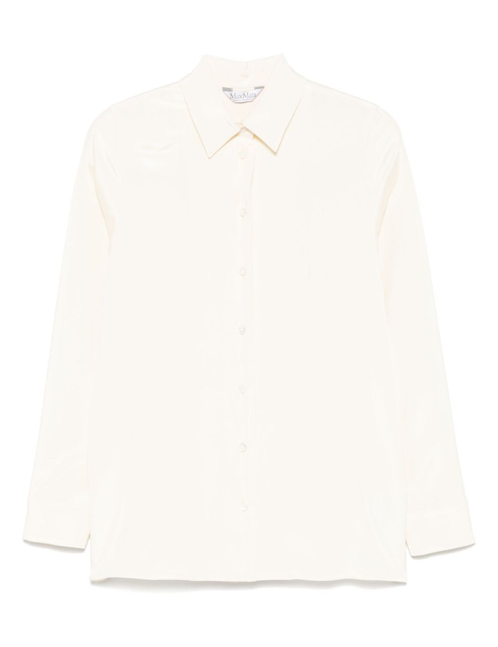 Camicia in cady di seta avion in avorio Maxmara - donna 