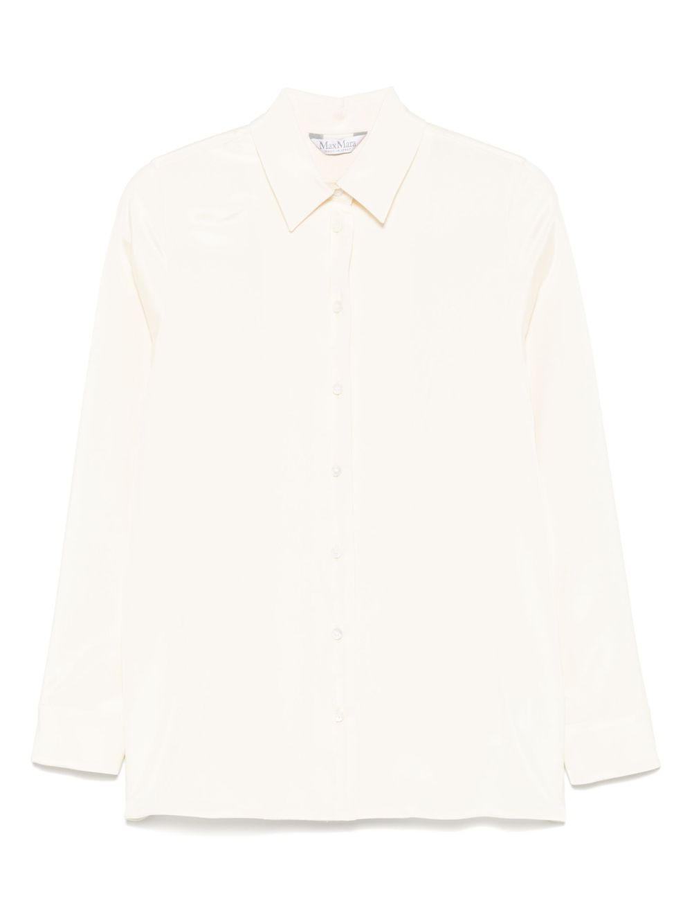 Camicia in cady di seta avion in avorio Maxmara - donna 
