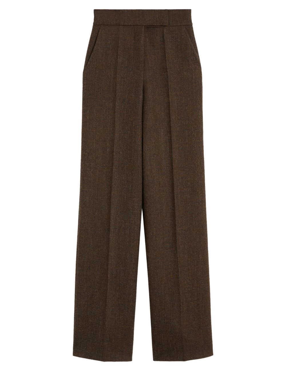 Pantaloni a vita alta billy in marrone Maxmara - donna 