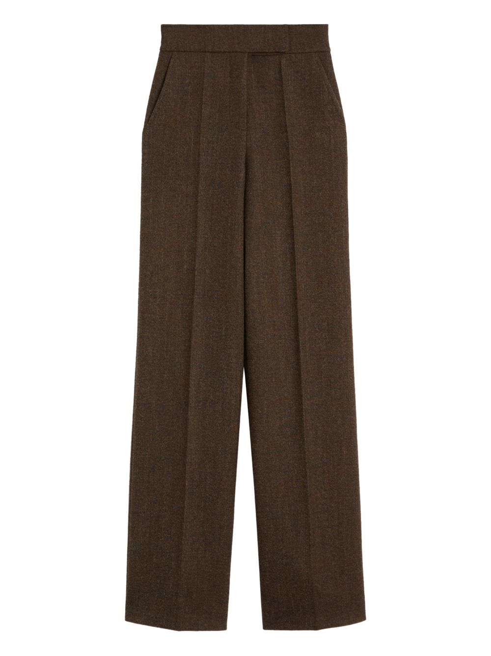 Pantaloni a vita alta billy in marrone Maxmara - donna 