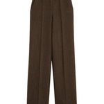 Pantaloni a vita alta billy in marrone Maxmara - donna 