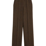 Pantaloni a vita alta billy in marrone Maxmara - donna 