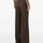 Pantaloni a vita alta billy in marrone Maxmara - donna 