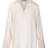 Blusa con scollo a V  dover in avorio Maxmara - donna 