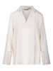 Blusa con scollo a V  dover in avorio Maxmara - donna