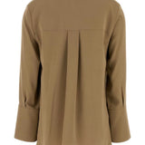 Blusa in cady di seta stretch dover in marone Maxmara - donna 