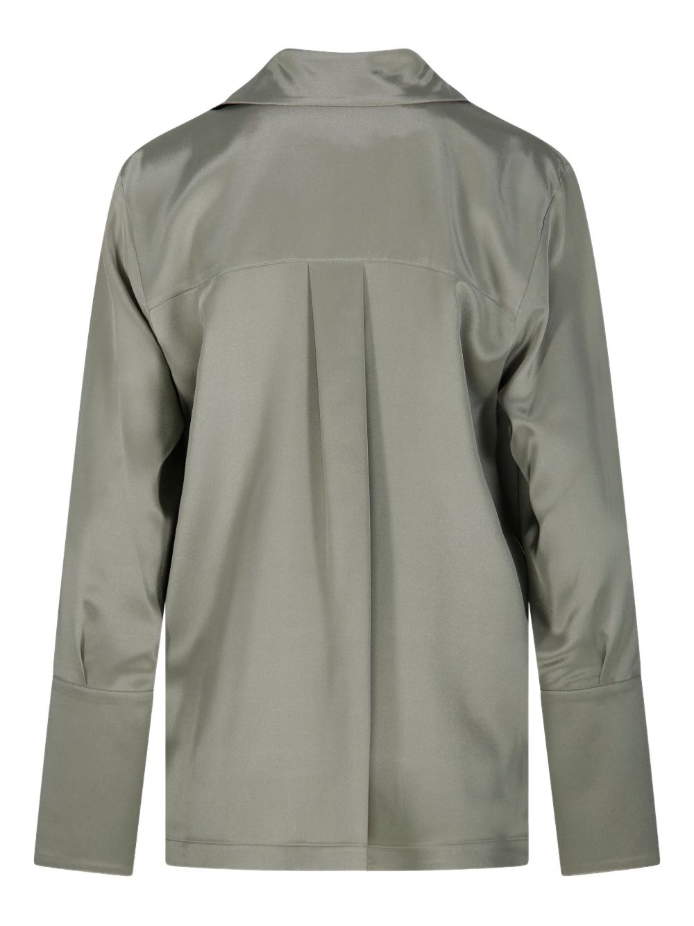 Blusa in cady di seta stretch dover in verde Maxmara - donna 