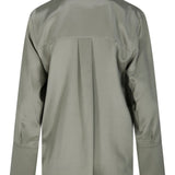 Blusa in cady di seta stretch dover in verde Maxmara - donna 