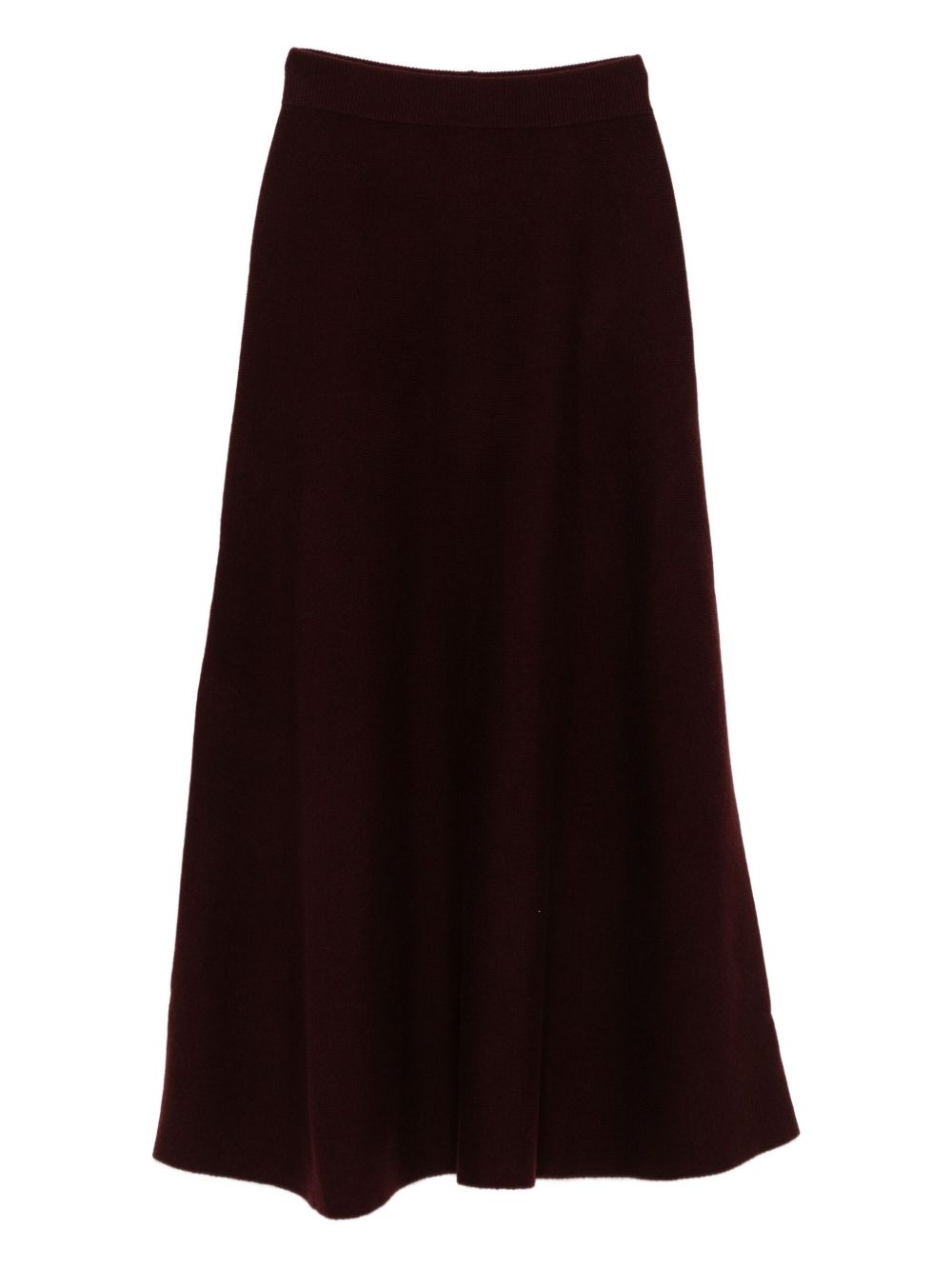 Gonna svasata in lana e cachemire giberna in bordeaux Maxmara - donna 