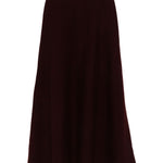 Gonna svasata in lana e cachemire giberna in bordeaux Maxmara - donna 