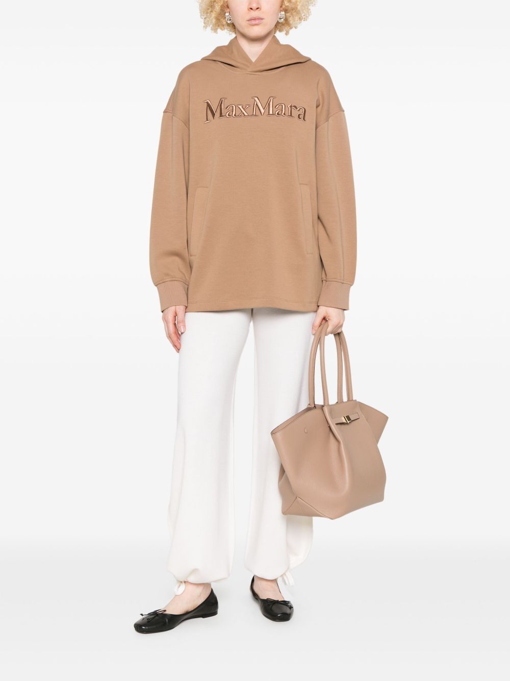 Pantaloni con vita elasticizzata in bianco Maxmara - donna 