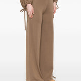 Pantaloni con vita elasticizzata in marrone Maxmara - donna 