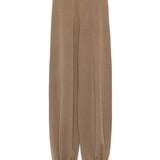Pantaloni con vita elasticizzata in marrone Maxmara - donna 
