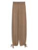 Pantaloni con vita elasticizzata in marrone Maxmara - donna