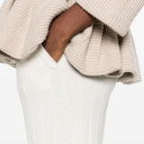 Pantaloni in cashmere jardin in bianco Maxmara - donna 
