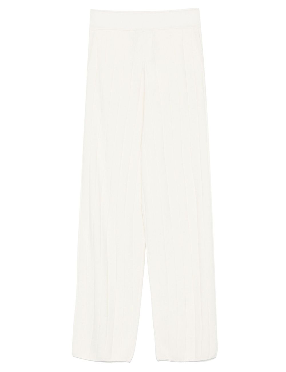 Pantaloni in cashmere jardin in bianco Maxmara - donna 